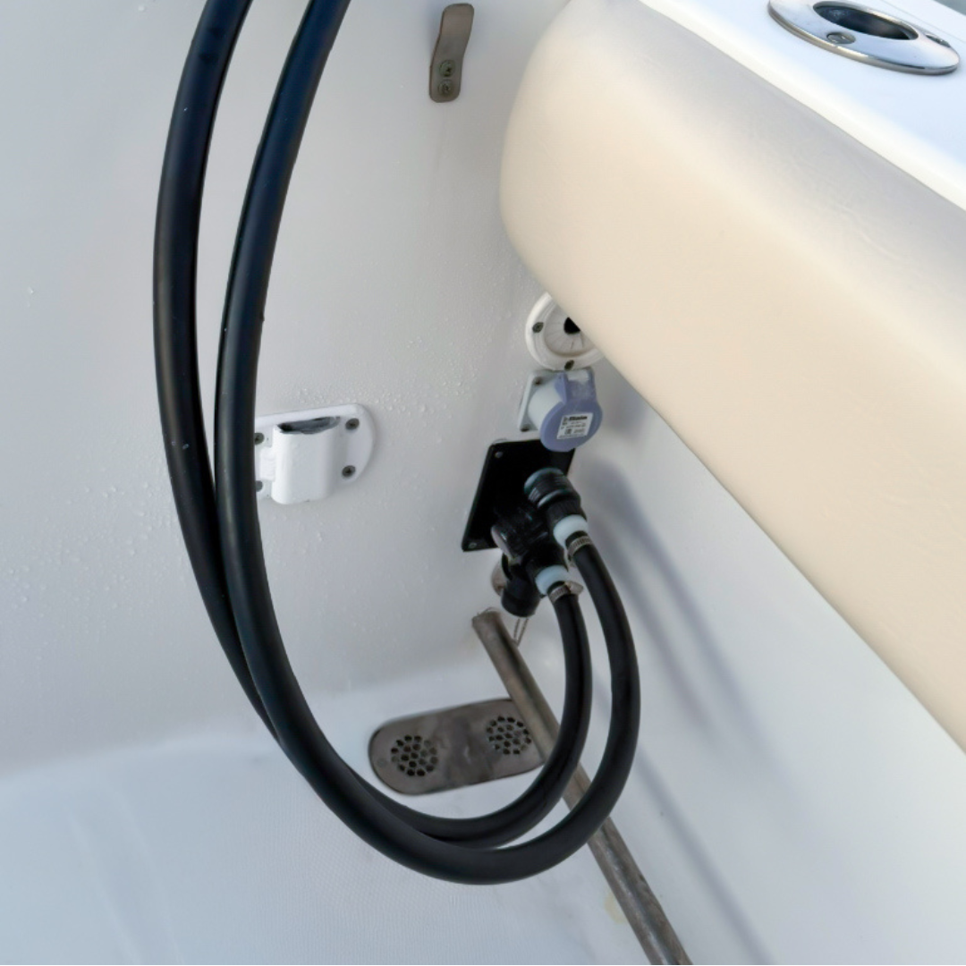 Flush Port Reroute - Black Acrylic