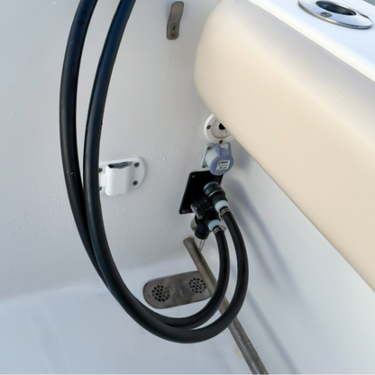 Flush Port Reroute - Black Acrylic