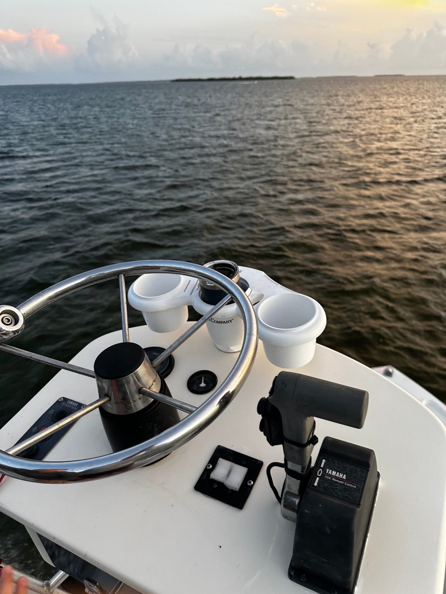 E-Sea Caddy Pro- Multi Cup Suction Mounted Drink Holder-White