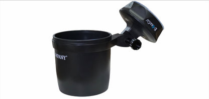 E-Sea Cup Adjustable-Suction Mounted Adjustable Angle Cup Holder-Black