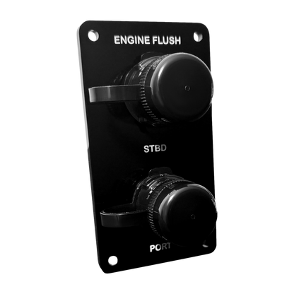 Flush Port Reroute - Black Acrylic