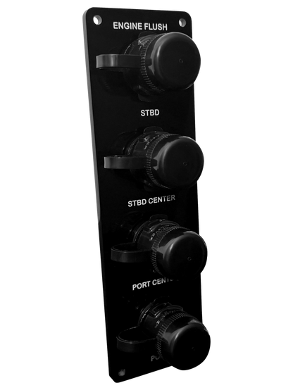 Flush Port Reroute - Black Acrylic