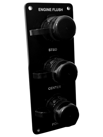 Flush Port Reroute - Black Acrylic