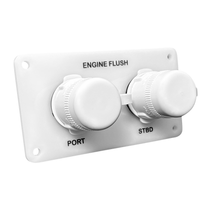 Flush Port Reroute - White Acrylic