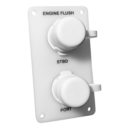 Flush Port Reroute - White Acrylic