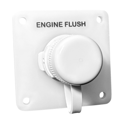 Flush Port Reroute - White Acrylic
