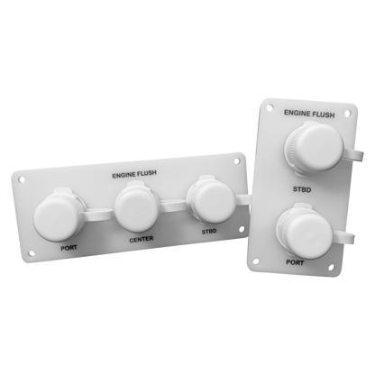 Flush Port Reroute - White Acrylic